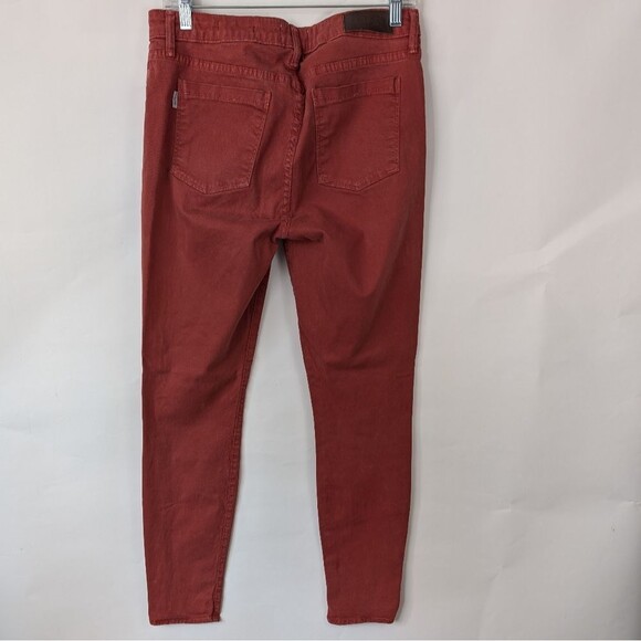 Parker Smith Rust Skinny Jeans Premium Denim Women's Size 30 - Picture 6 of 10